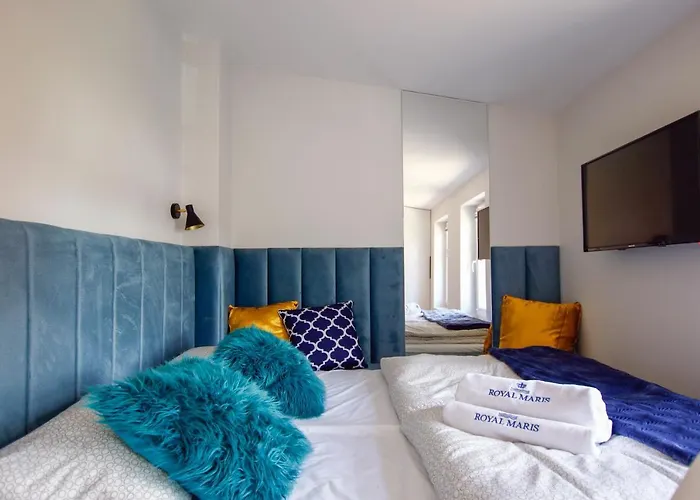 Royal Maris 5 - Dwuosobowy, Najlepsza Lokalizacja W Ustce, Blisko Plazy I Portu, Bezplatny Parking, Scisle Centrum *